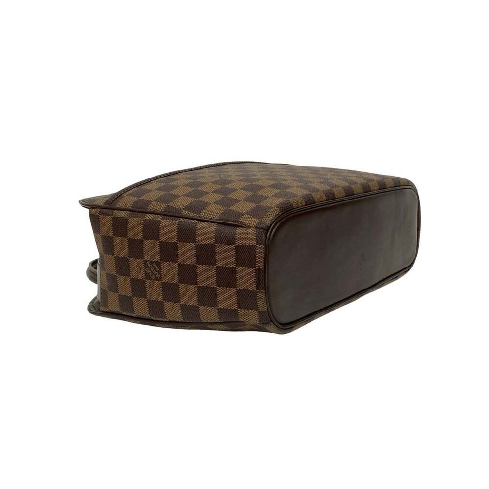 LOUIS VUITTON Brown Damier Leather Boston Bag - Picture 7 of 10